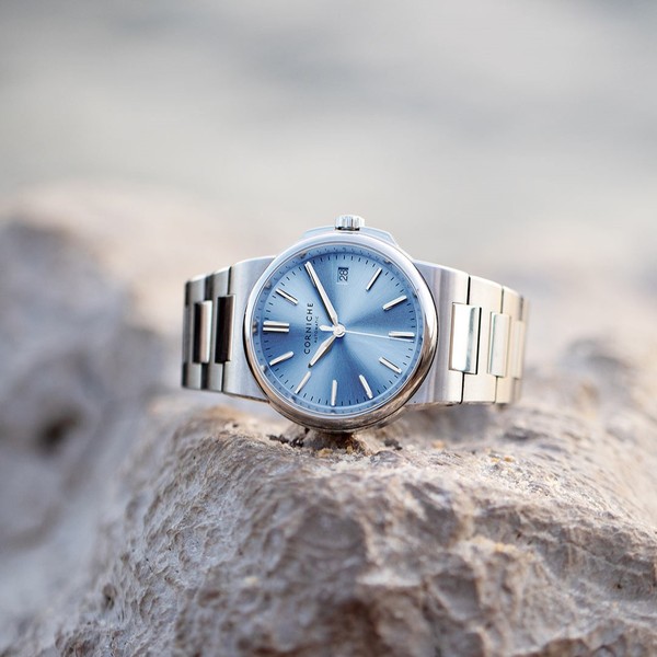 Corniche La Grande Corniche Bleu Horizon Sunburst Dial - 39mm