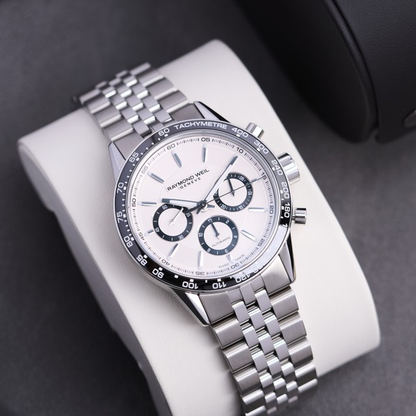 Raymond Weil Freelancer Automatic Chronograph Watch 7741-ST1-30021 - 43.5mm