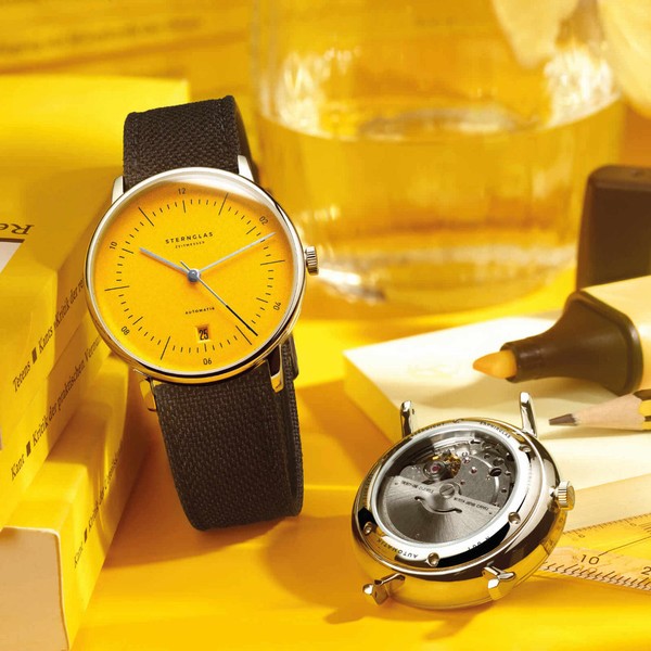 Sternglas Naos Automatic Edition Yellow S02-NAY23-NY01 - 38mm