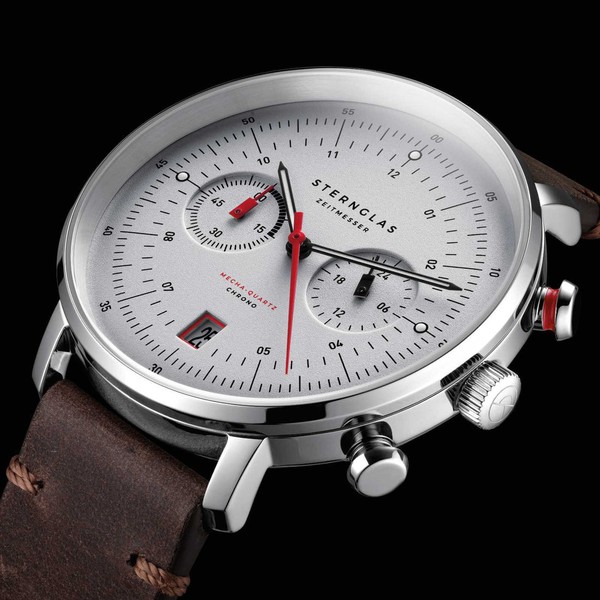 Sternglas Hamburg Chrono Mecha-Quartz Silver S01-HC10-VI11 - 42mm