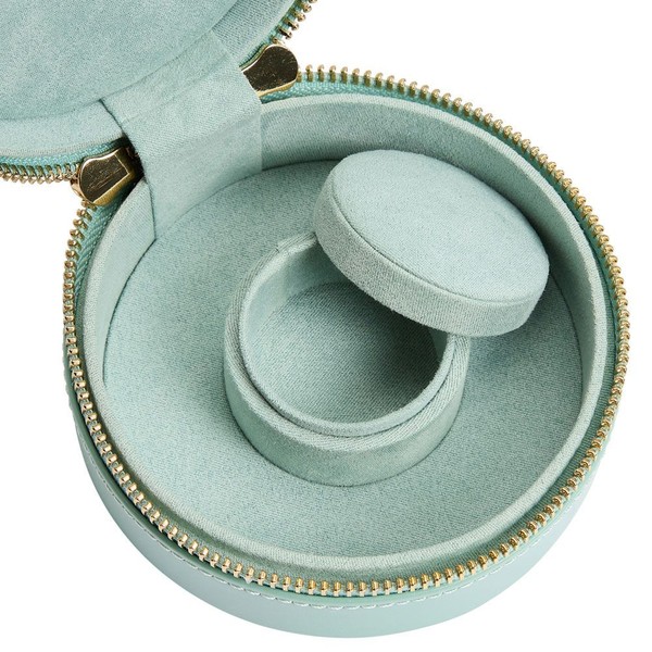 Wolf Sophia Round Zip Case Jade 392330