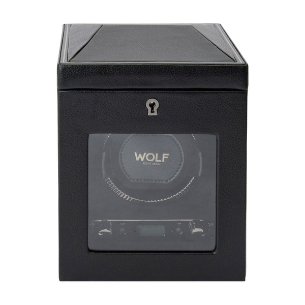 Wolf British Racing Single Watch Winder Black