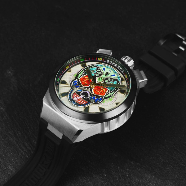 Bomberg Chrono Skull Throwback Edition Colorido BS45CHASP.24-6.12 - 44mm