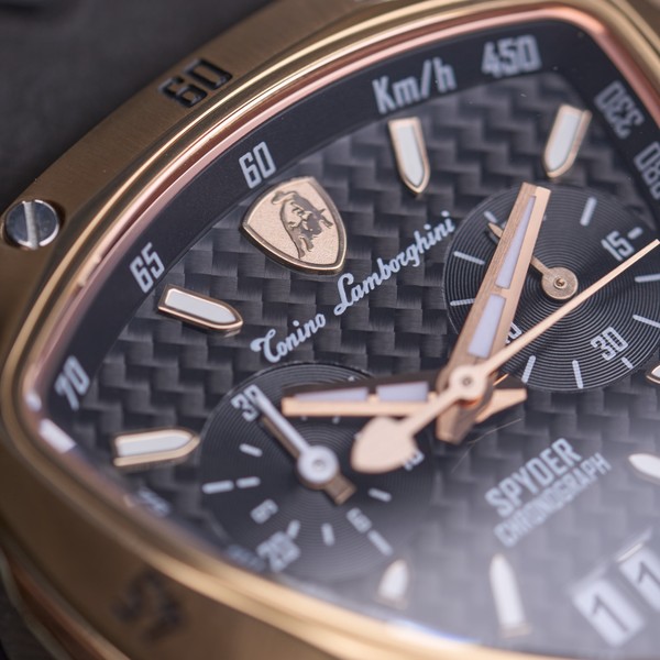 Tonino Lamborghini New Spyder Chronograph Rose Gold TLF-A13-8 - 44 x 50mm
