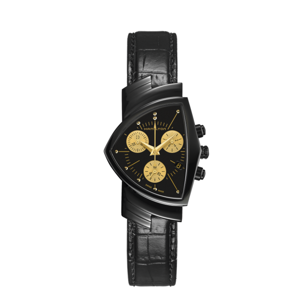 Hamilton Ventura L Chrono Quartz H24402730 - 32mm x 51mm