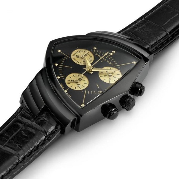 Hamilton Ventura L Chrono Quartz H24402730 - 32mm x 51mm