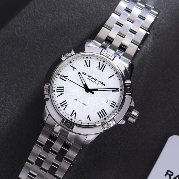 Raymond Weil Tango Classic Quartz White Dial Watch 8160-ST-00300 - 41mm