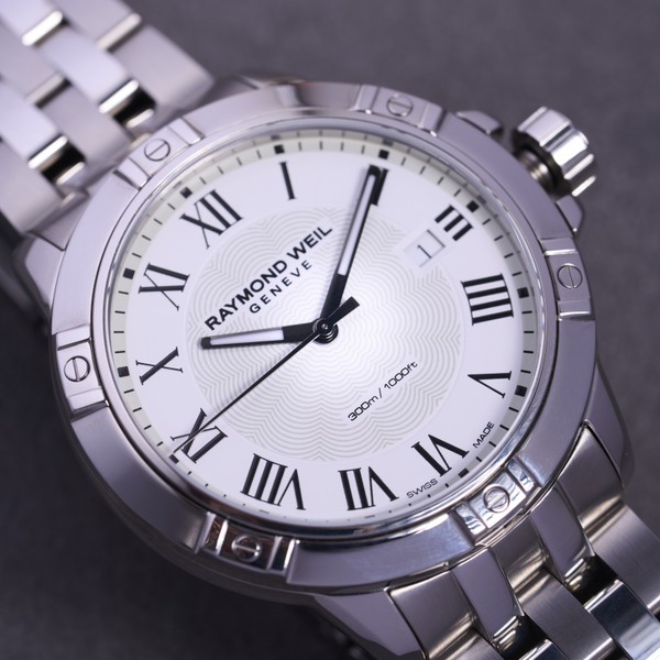 Raymond Weil Tango Classic Quartz White Dial Watch 8160-ST-00300 - 41mm