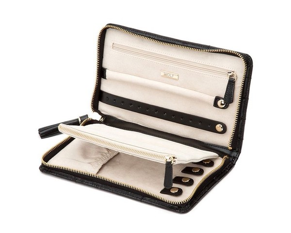 Wolf Caroline Jewelry Portfolio Black 324871
