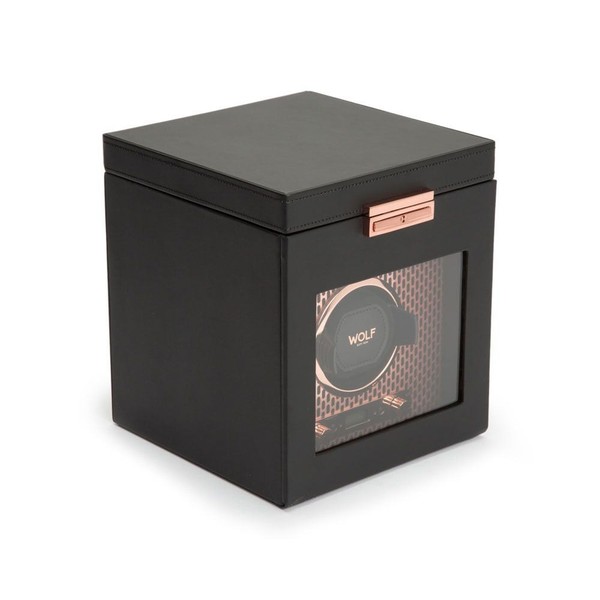 Wolf Axis Single Watch Winder With Storage Copper 469216