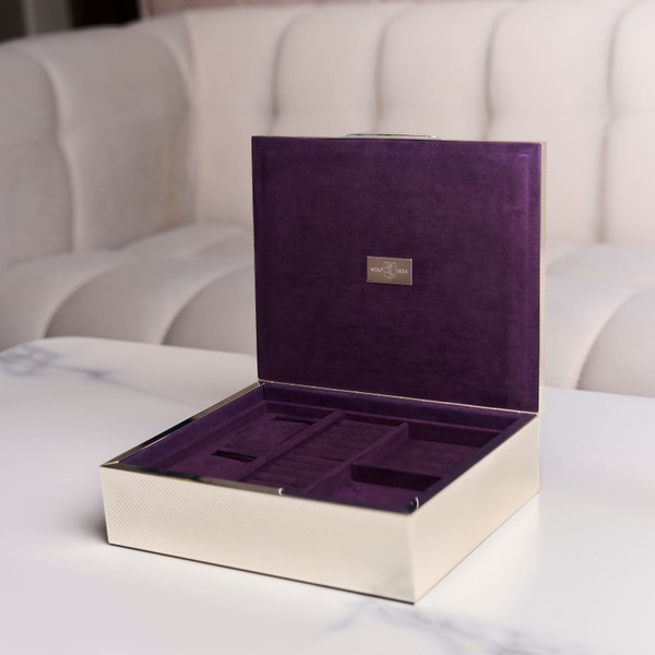 Wolf Silver Watch Jewellery and Legacy Box 190001