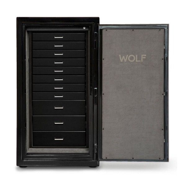Wolf Atlas Watch & Jewelry Safe Onyx 4900