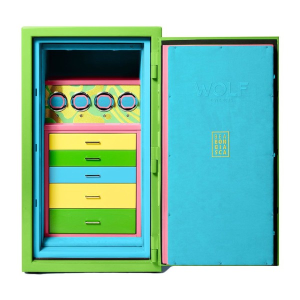 Wolf Bea Bongiasca Atlas 4 Piece Winder Safe Green 460430