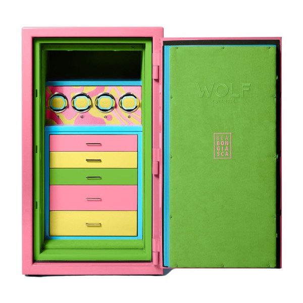 Wolf Bea Bongiasca Atlas 4 Piece Winder Safe Pink 460490