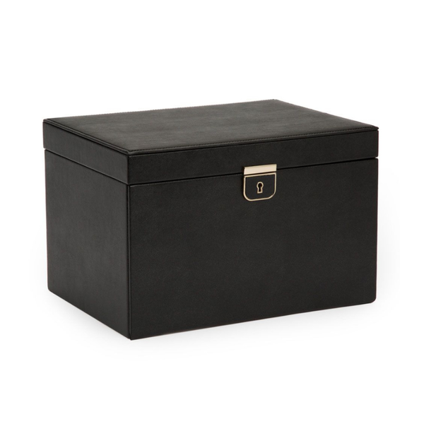 Wolf Palermo Large Jewelry Box Black Anthracite 213002