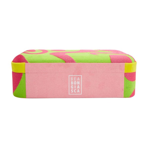 Wolf Bea Bongiasca Medium Jewelry Box Green/Pink 882008