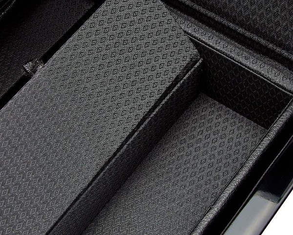 Wolf Savoy Triple Watch Winder with Storage Black 454770