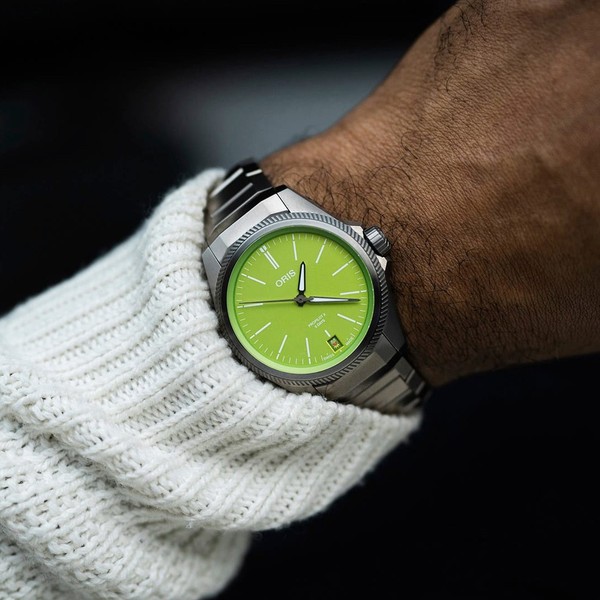 Oris Propilot X Kermit Edition 01 400 7778 7157-Set - 39mm