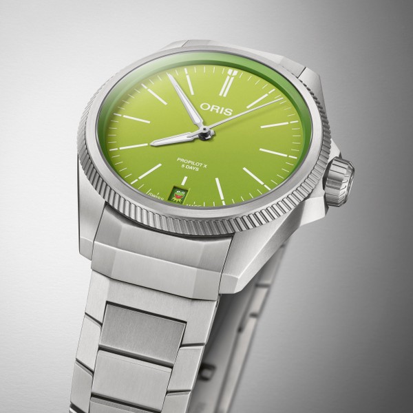 Oris Propilot X Kermit Edition 01 400 7778 7157-Set - 39mm