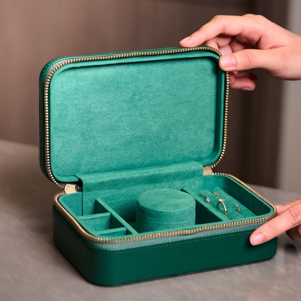 Wolf Sophia Travel Zip Case Forest Green 392212