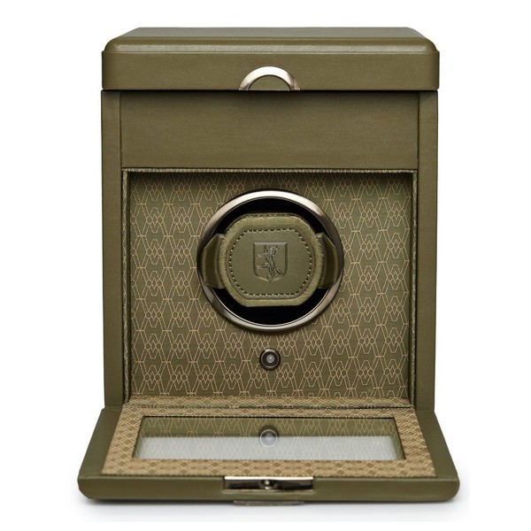 Wolf Earth Single Watch Winder Olive 190341