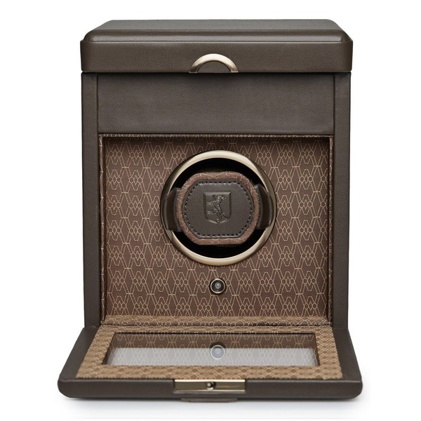 Wolf Earth Single Watch Winder Coffee 190306