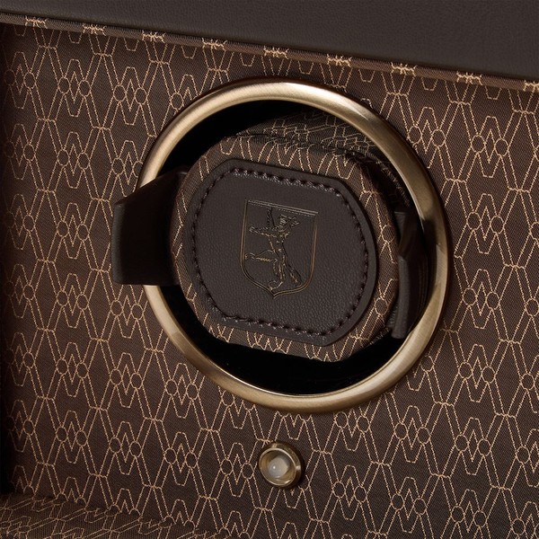 Wolf Earth Single Watch Winder Coffee 190306