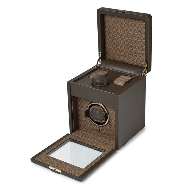 Wolf Earth Single Watch Winder Coffee 190306