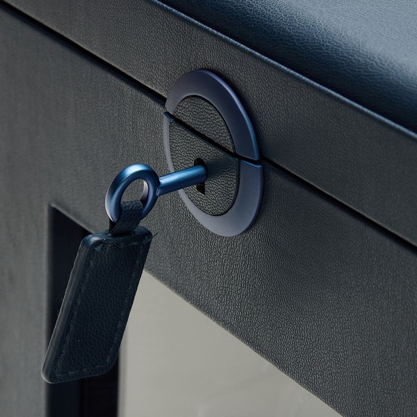 Wolf Earth Single Watch Winder Midnight Blue 190317
