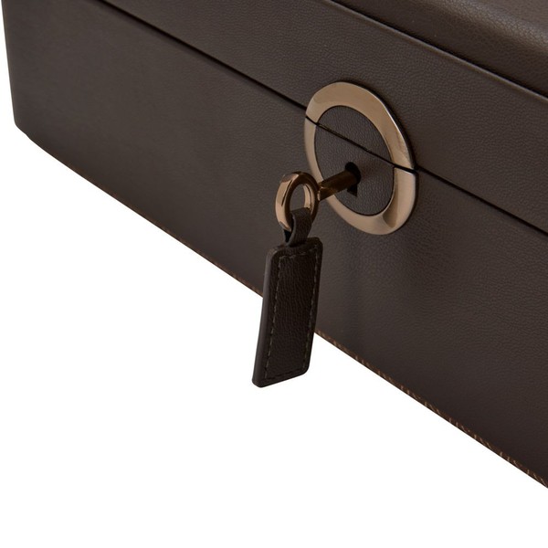 Wolf Earth 5 Piece Watch Box with Storage 190906