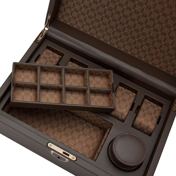 Wolf Earth 5 Piece Watch Box with Storage 190906