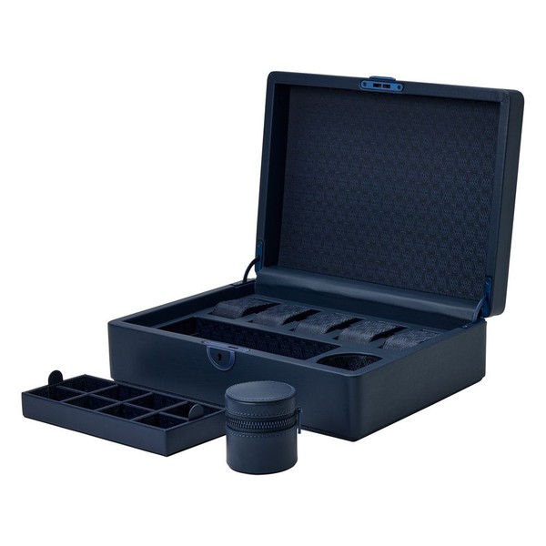 Wolf Earth 5 Piece Watch Box with Storage 190917