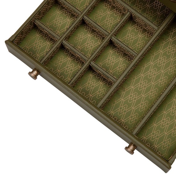 Wolf Earth Watch Stand Box Olive 190741