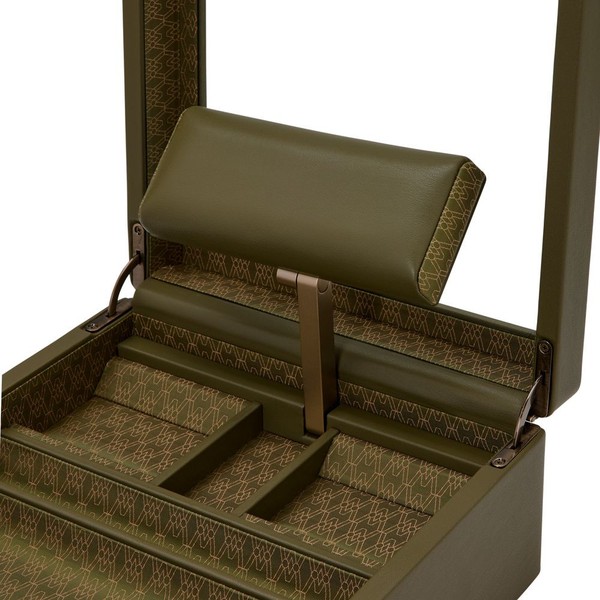 Wolf Earth Watch Stand Box Olive 190741