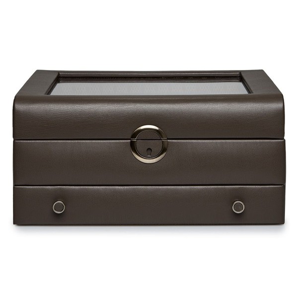 Wolf Earth Watch Stand Box Coffee 190706