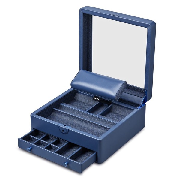Wolf Earth Watch Stand Box Midnight Blue 190717