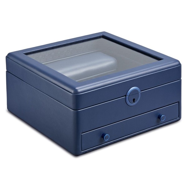Wolf Earth Watch Stand Box Midnight Blue 190717