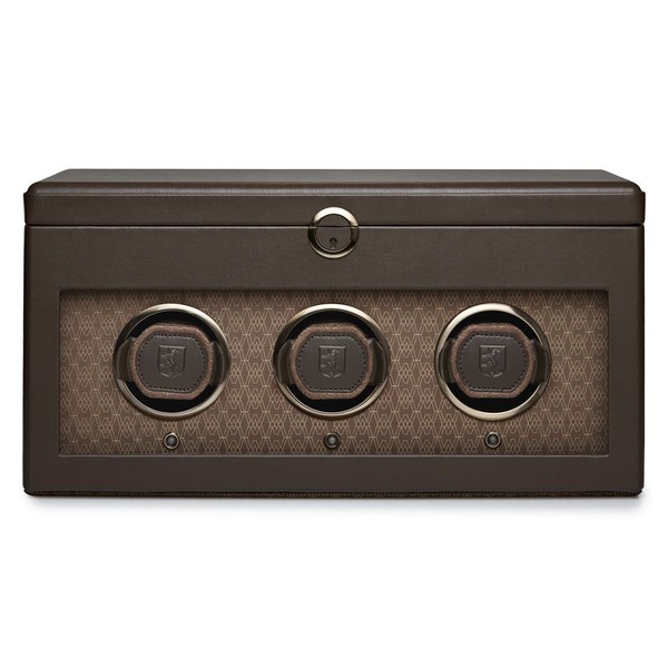 Wolf Earth Triple Watch Winder Coffee 190506