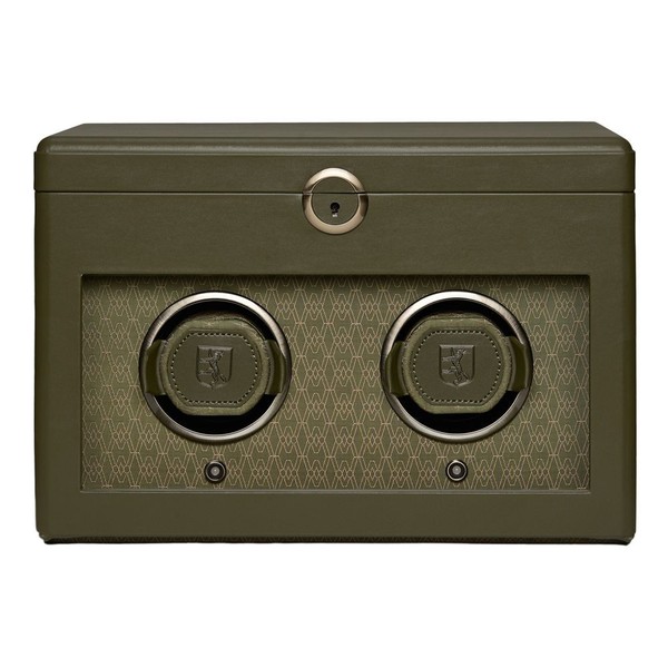 Wolf Earth Double Watch Winder Olive 190441