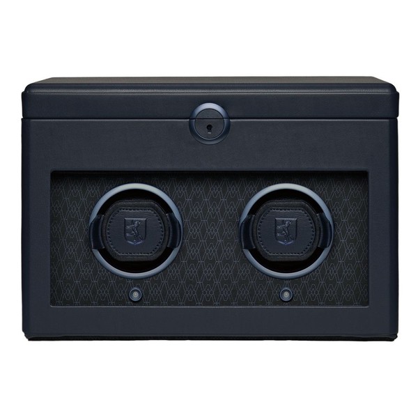 Wolf Earth Double Watch Winder Midnight Blue 190417