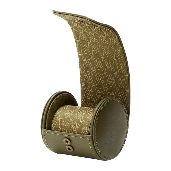Wolf Earth Single Watch Roll Olive 190841