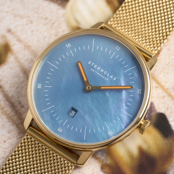 Sternglas Naos XS Edition Mother of Pearl Dark Blue S01-NDP07-MI07 - 33mm