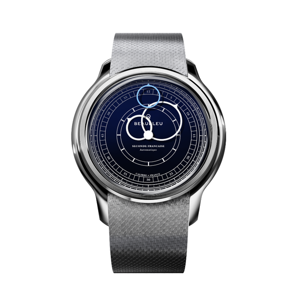 Beaubleu Seconde Française 19.24 Midnight Blue Steel Strap - 39mm