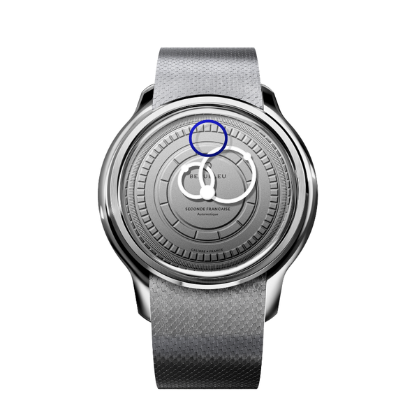 Beaubleu Seconde Française 20.24 Pearl Gray Steel Strap - 39mm