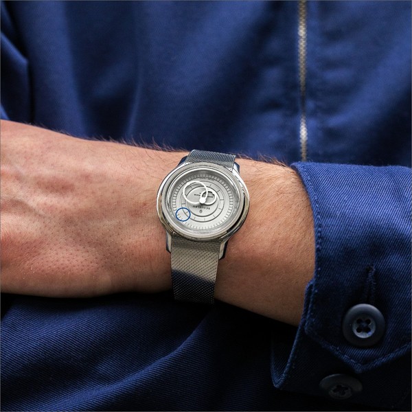 Beaubleu Seconde Française 20.24 Pearl Gray Steel Strap - 39mm
