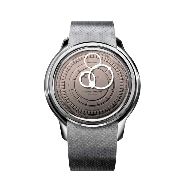 Beaubleu Seconde Française 20.24 Salmon Steel Strap - 39mm
