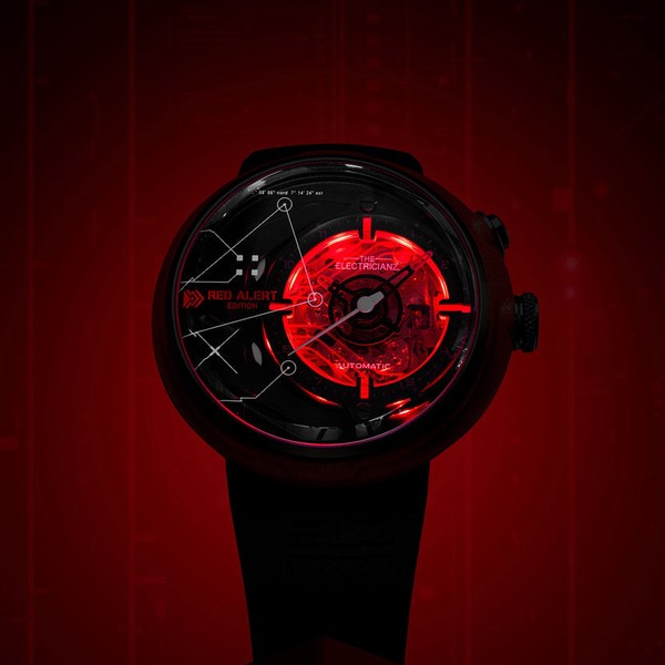 The Electricianz The Red Alert Edition - 44mm
