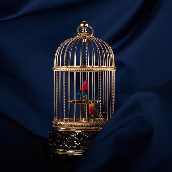 Reuge Voliere de la Cour Gilt