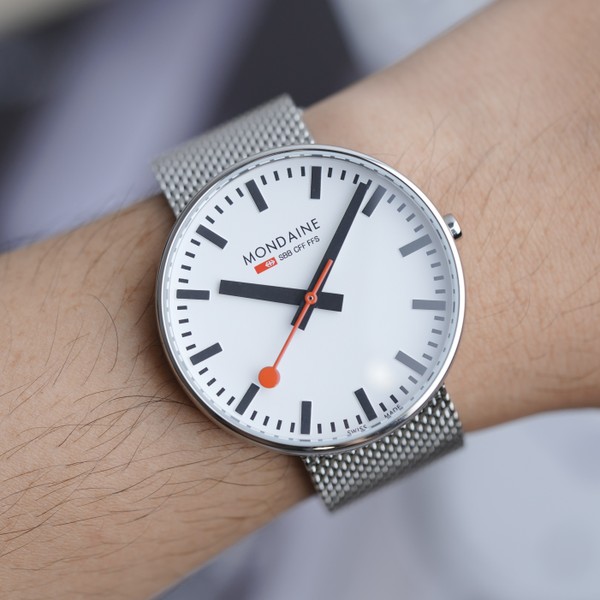 Mondaine Giant Stainless Steel Watch MSX.4211B.SM - 42mm