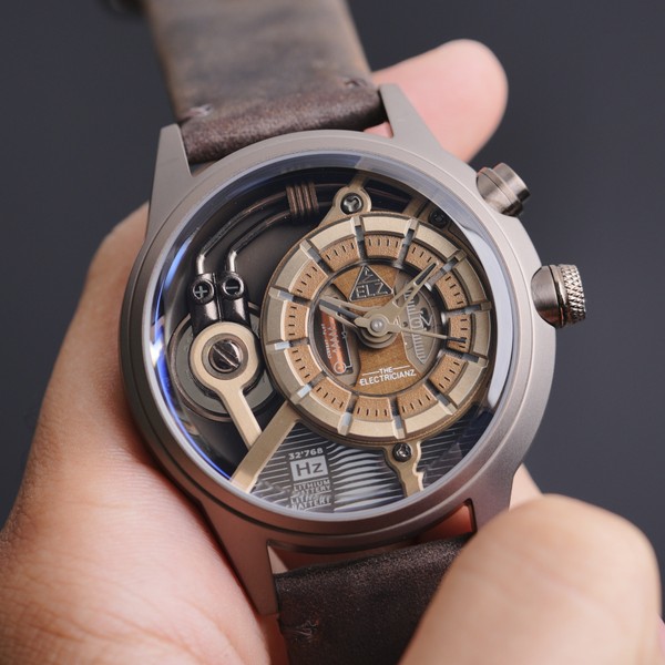 The Electricianz The Brown Z Leather ZZ-A4C/01-CLC - 45mm